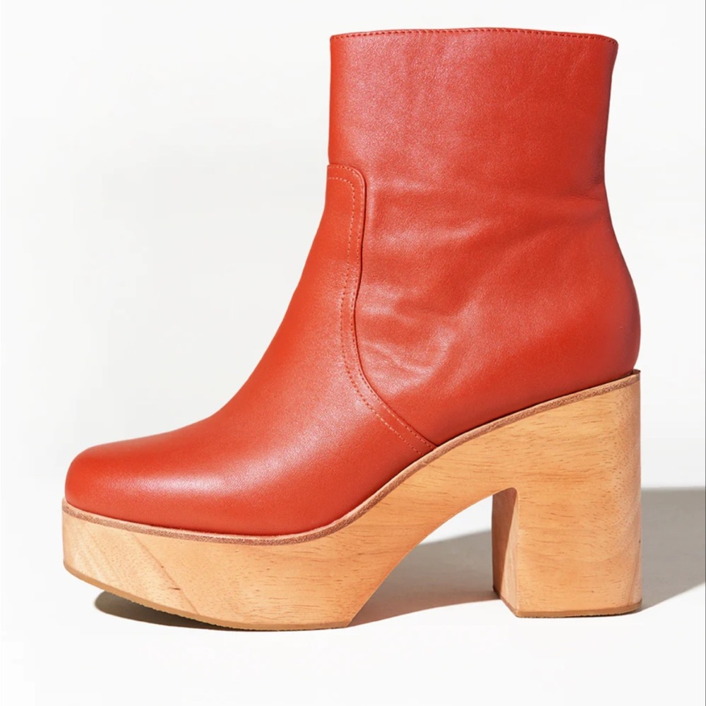 Charlotte Stone Paz Boot Sienna Red Size 8